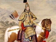 清 郎世宁 乾隆皇帝大阅图轴